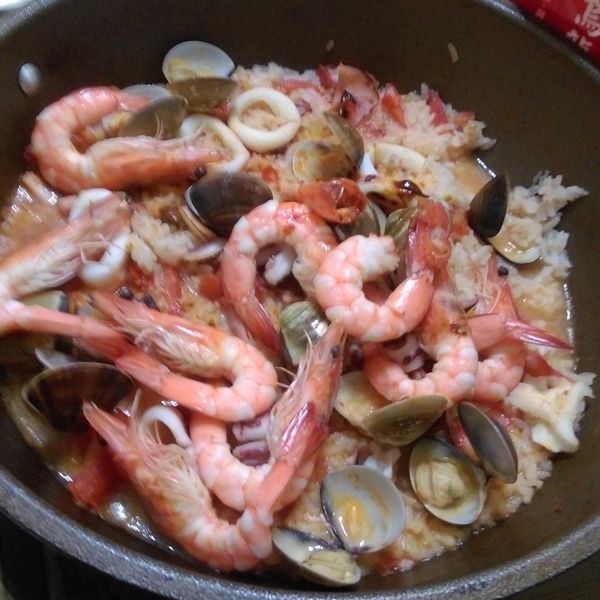 番茄海鮮燉飯：游璧宇 一起做
