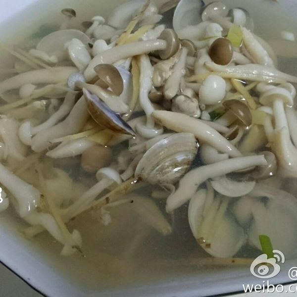 菇菇蛤蠣湯：❤幸福の安妮❤ 一起做