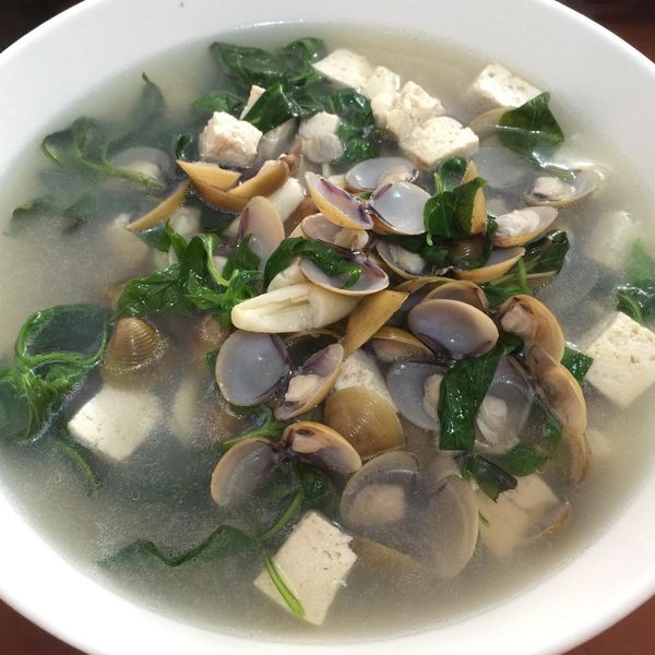 塔香蒜味蜆湯 : 鄭雅心一起做