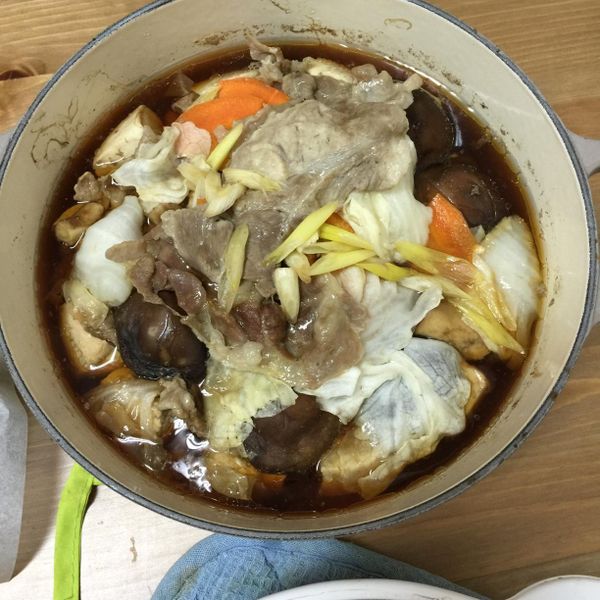 鮮蔬梅花豬肉豆腐鍋【無水疊煮】 : 詹宜宜一起做