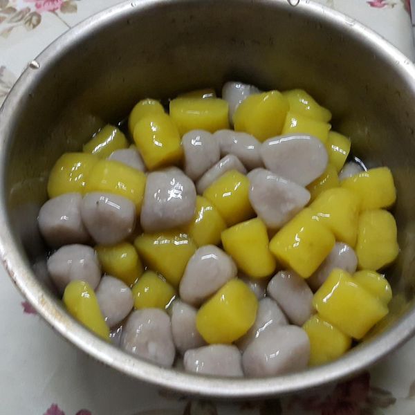 地瓜圓 : 張罐罐一起做