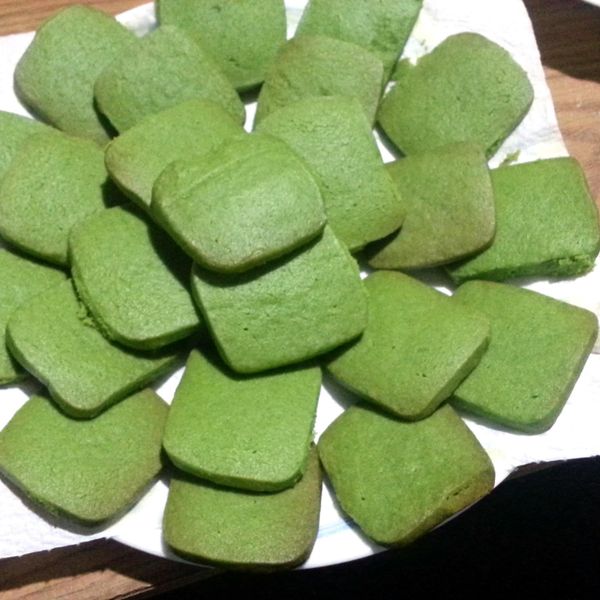 Olivia♥抹茶餅乾 : 阿綸一起做