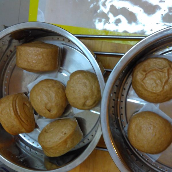 黑糖全麥饅頭(電鍋版) : UP Zheng一起做