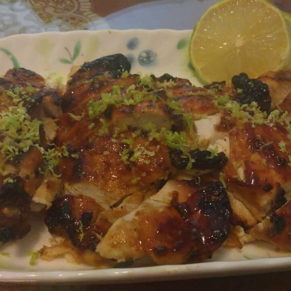 檸檬烤雞腿:丞佑 一起做