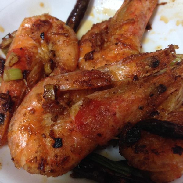 蒜香椒鹽蝦 : Molly Chiang一起做