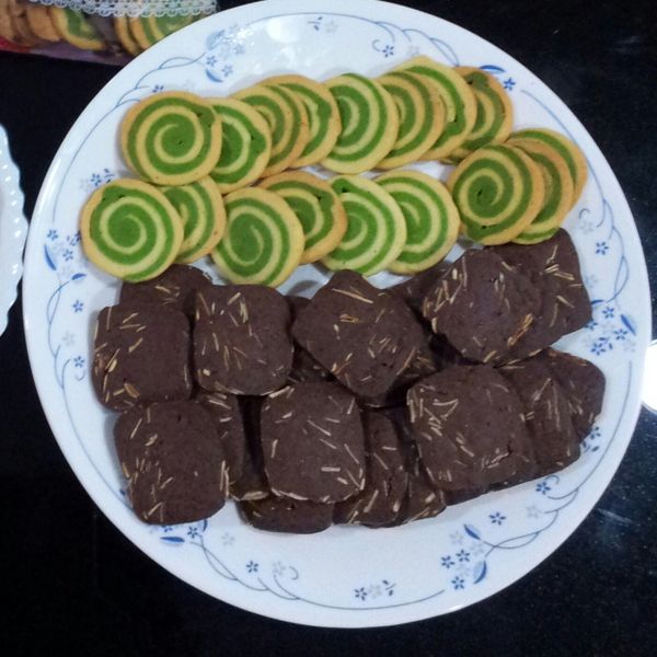 綠茶雙色餅乾：Michelle Chang 一起做