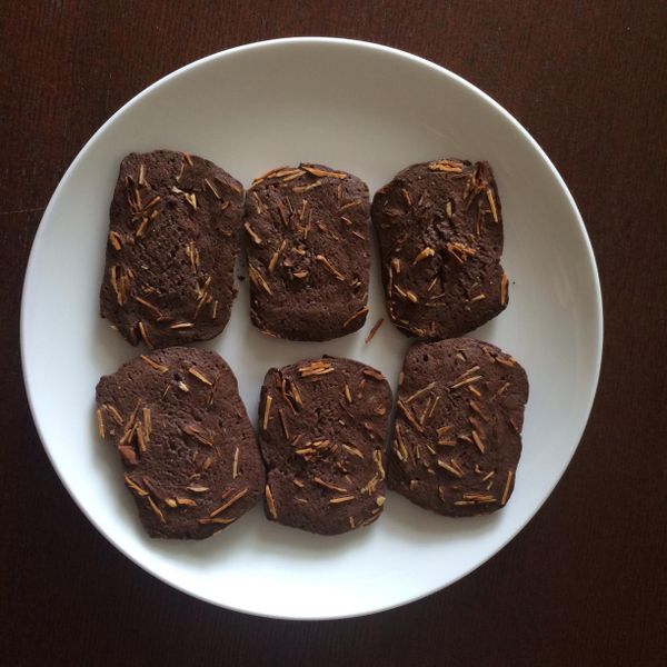 巧克力杏仁餅乾 : Paula一起做