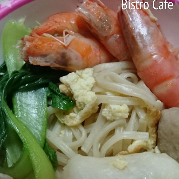 品靚上菜-私房鮮蝦麵 : 蔚藍一起做