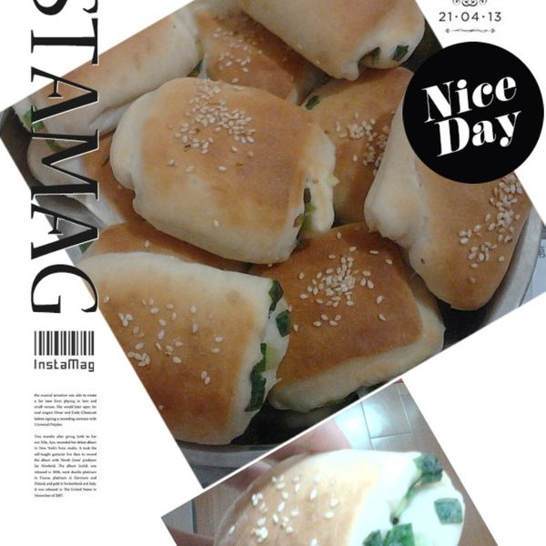 迷你蔥燒餅 : Joan  Yang一起做