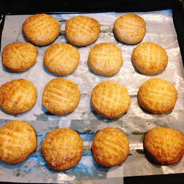 法式奶油酥餅 : Angelmow一起做