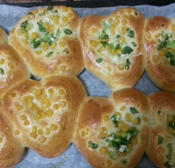 蔥花麵包【Panasonic 製麵包機】 : 可可一起做