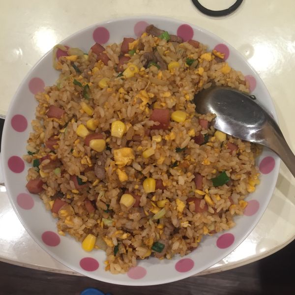 蝦仁火腿蛋炒飯：陳姿汶 一起做