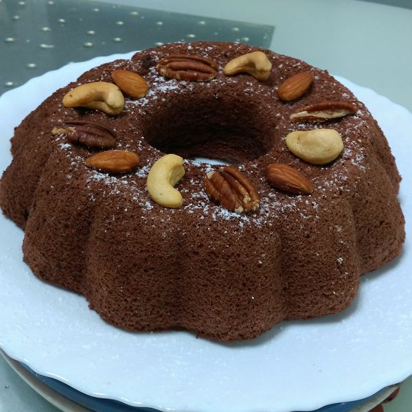 7吋巧克力戚風 : 莊旭一起做