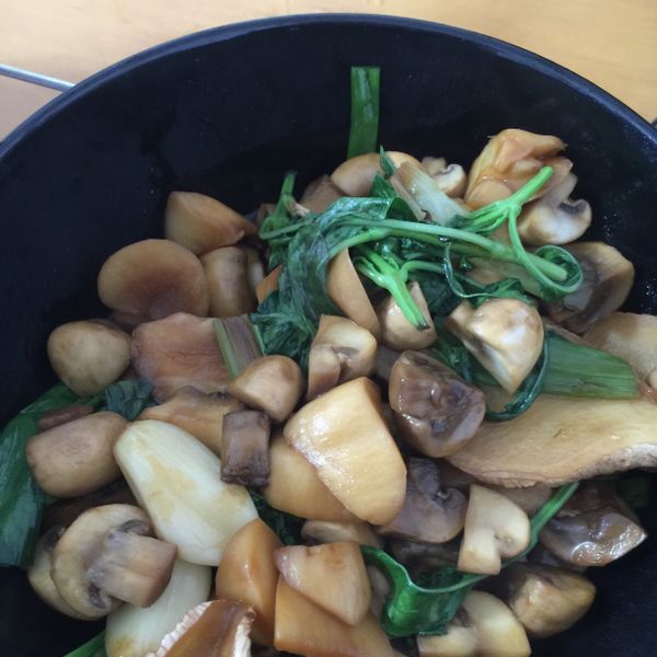 三杯杏鮑菇 : 林慶聰一起做