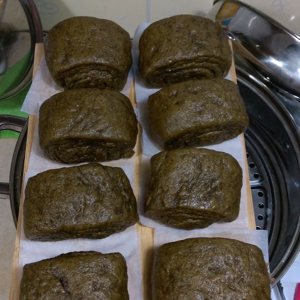 黑芝麻饅頭 : 洪麗芬一起做