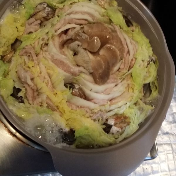 千層白菜鍋(花朵鍋)簡單做：joan 一起做