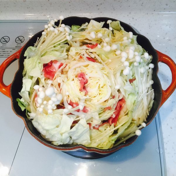 千層白菜鍋(花朵鍋)簡單做：Sandy窈甄 一起做