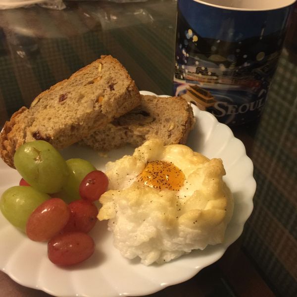 週末早午餐～蓬蓬太陽蛋：Shiang Hua Shen 一起做