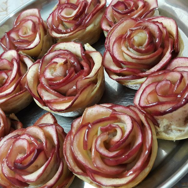 酥皮玫瑰蘋果派【HOLA幸福食堂】 : Tata Ming一起做