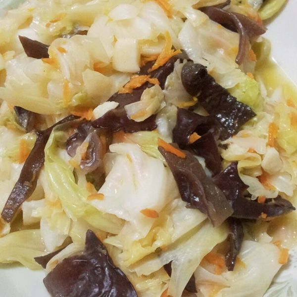 黑木耳高麗菜 : 高曉真一起做