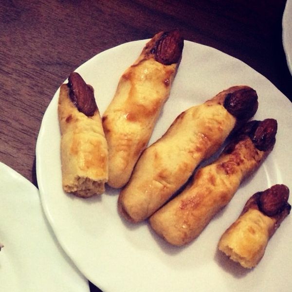 萬聖節★巫婆手指餅 : Atina一起做