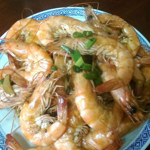 炒蝦子 : Mei Chin Ho一起做