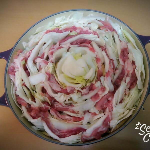 千層白菜鍋(花朵鍋)簡單做：陳鈴雯 一起做