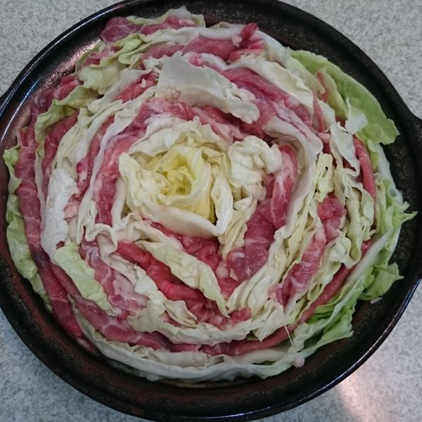 千層白菜鍋(花朵鍋)簡單做：怡芳 一起做