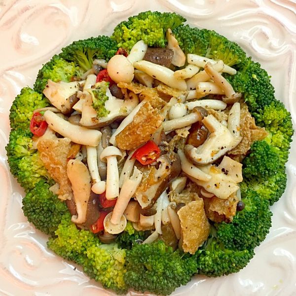 花團錦簇~百菇椰菜 簡易版 淬釀開運年菜：Frankie Tang 一起做