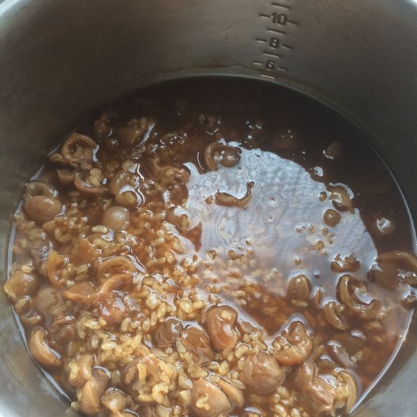 電鍋料理。秋日暖暖桂圓粥 : MOMO11一起做