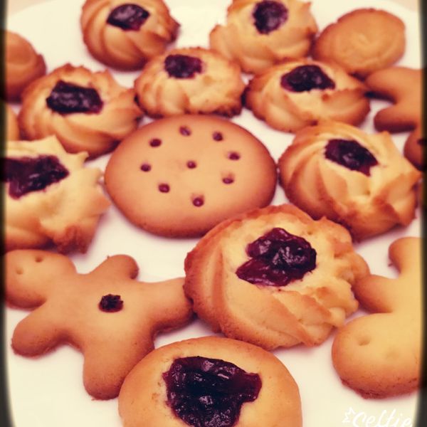 奶油果醬餅乾:莊宜軒 一起做