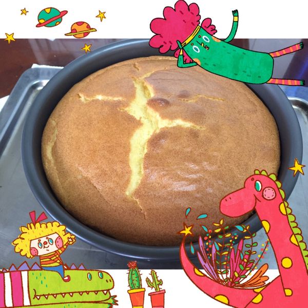 日式海綿雞蛋糕(燙麵法)：Shu-Ping Chuang 一起做