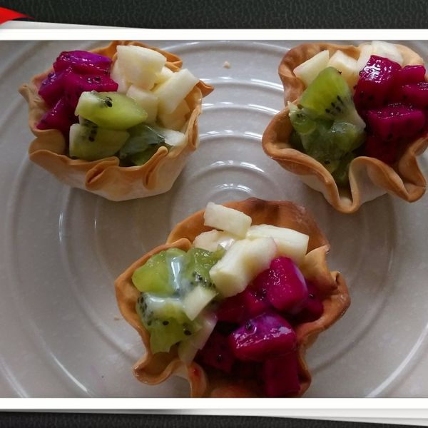 【鷹牌煉奶煉上水果香濃滋味】奇異果煉奶花脆餅 : 布琇鋼一起做