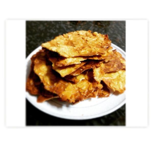 香脆杏仁瓦片（好吃又簡單）：吳亞威 一起做