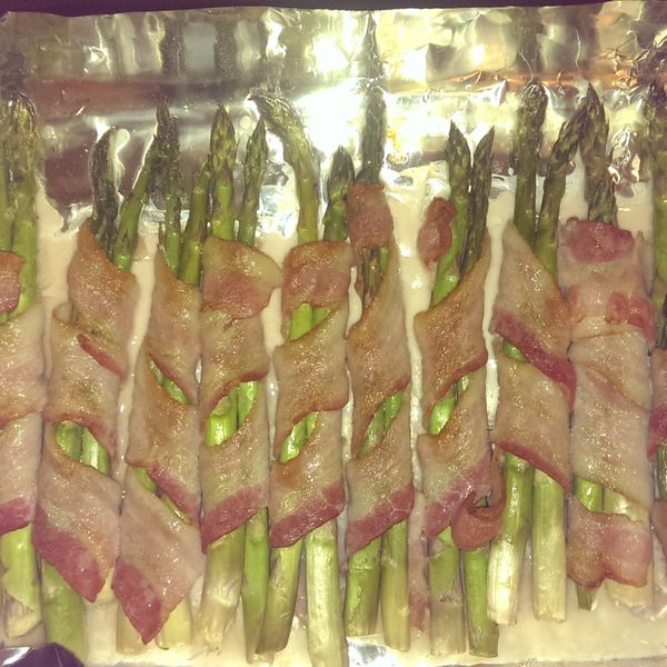 烤箱料理-蘆筍烤培根 : Vincent Ho一起做
