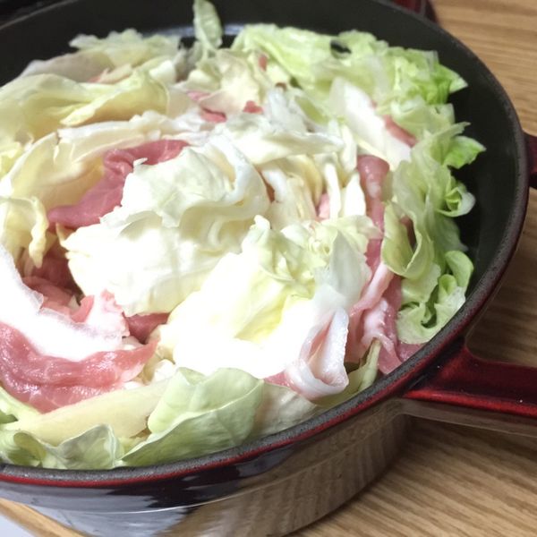 千層白菜鍋(花朵鍋)簡單做：李涵茵 一起做