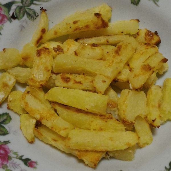 【阿不's廚房】小烤箱做脆皮軟心薯條 : 何婷婷一起做