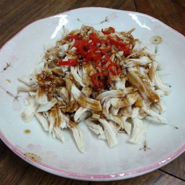 蒜泥白肉（低脂雞胸肉版）：Chang WanChing 一起做