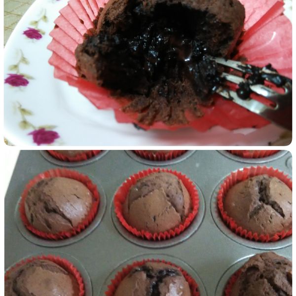 巧克力杯子蛋糕 : Amiao Chang一起做