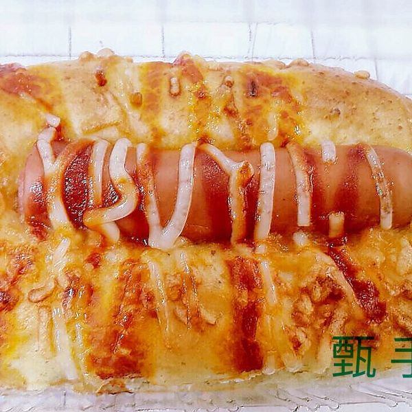 胚芽德式脆腸 : 珮甄一起做