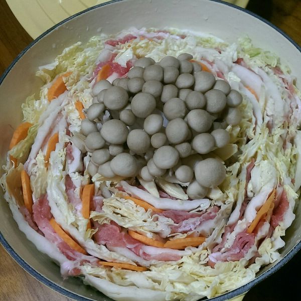 千層白菜鍋(花朵鍋)簡單做 : 有春媽一起做