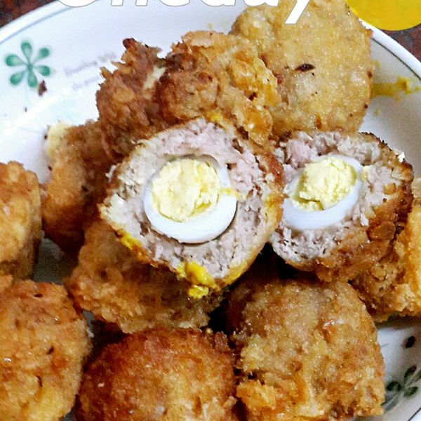 蘇格蘭蛋(scotch eggs) : 黃美娟一起做