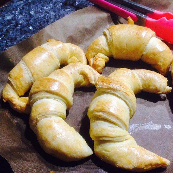 牛角麵包 : Atina一起做