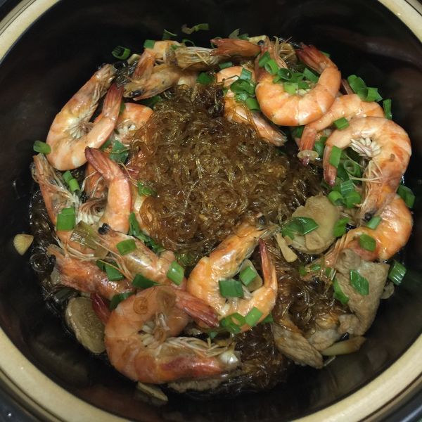 金讚鮮蝦粉絲煲【年菜料理】 : Rita一起做