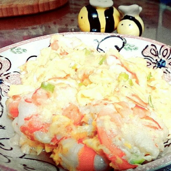 滑蛋蝦仁 : Shirley Hong一起做