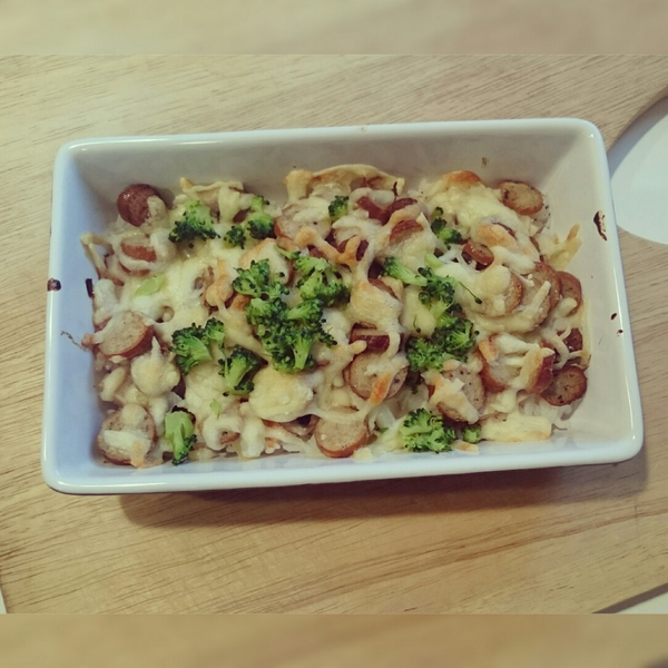 焗烤香腸飯 : Carol一起做