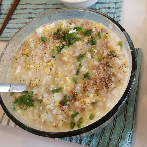 古早味蛋花粥：Yen-Chung Chen 一起做