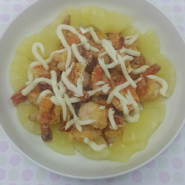 鳳梨蝦球 : 許惠娟一起做