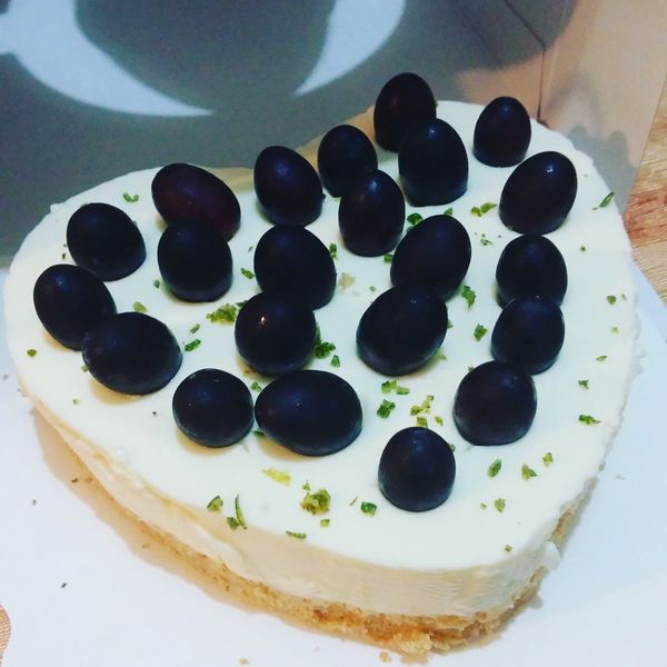 檸香莓果生乳酪蛋糕(免烤箱）：徐華君 一起做