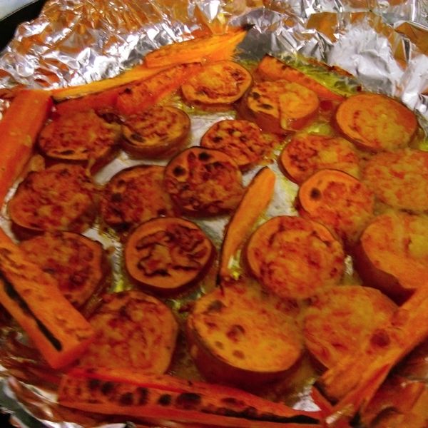 地瓜片起司燒 : 邱丹丹一起做